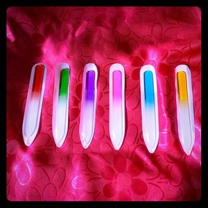 Glass nail files